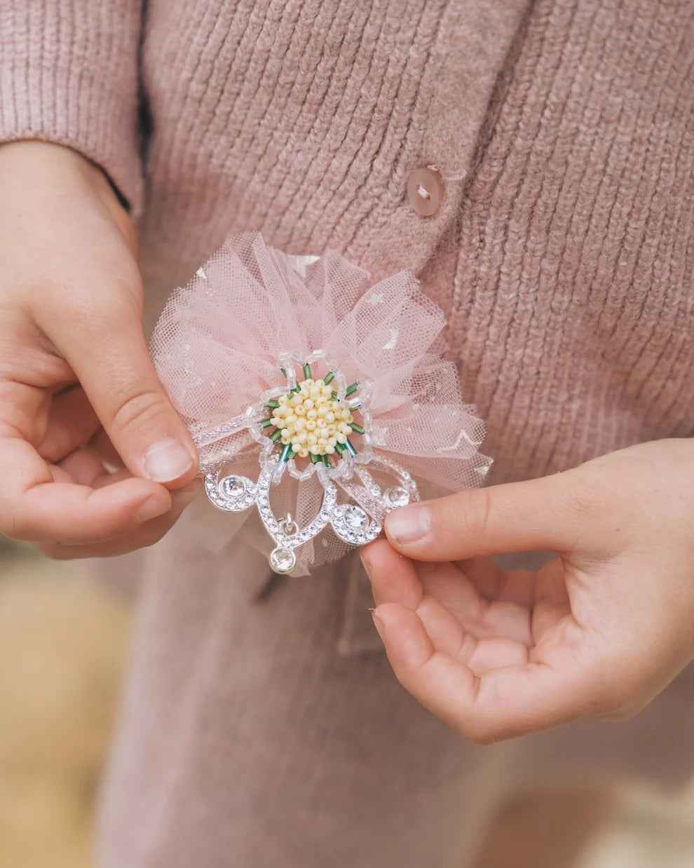 Tiara Bloom Clip