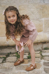 Blush Blossom Bow Headband
