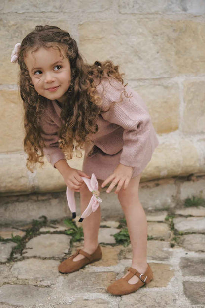 Blush Blossom Bow Headband