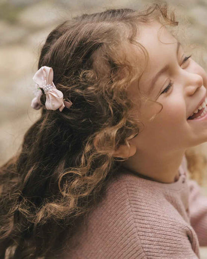 Blush Ballet Bow Clip