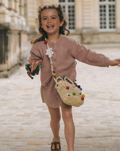 Merry Pom-Pom Christmas Tote