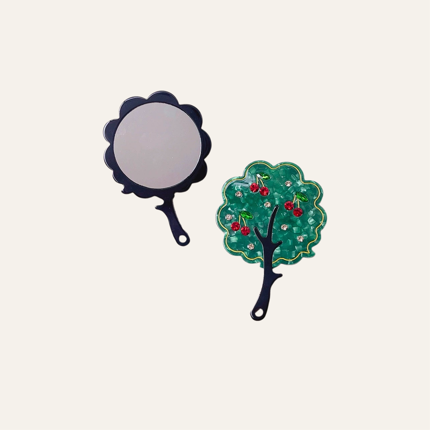 Forest Green Cherry Tree Mirror - KOSLUX